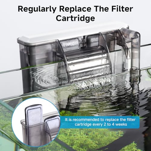 AQQA 12 Packs Aquarium Filter Cartridges with Activated Carbon | Remplacement Fish Tank Filters Cotton - size: 12 PCS Carbon Cartridge