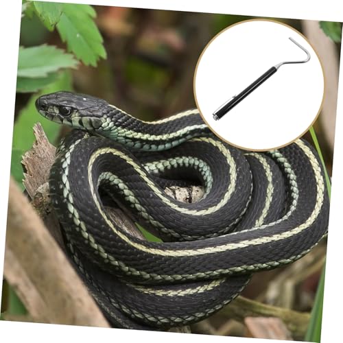 WOONEKY Reptile Hook Snake Catcher Tool Snake Catching Handling Collapsible Hook Reptile Grabber