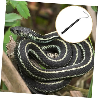 WOONEKY Reptile Hook Snake Catcher Tool Snake Catching Handling Collapsible Hook Reptile Grabber