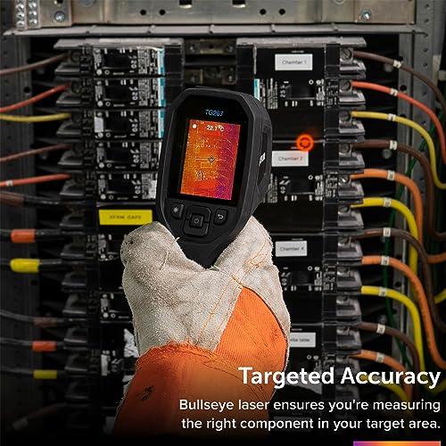 FLIR TG267 Thermal Imaging Camera with Bullseye Laser: Commercial Grade Infrared Camera for Building Inspection, HVAC and Electrical - style: TG267