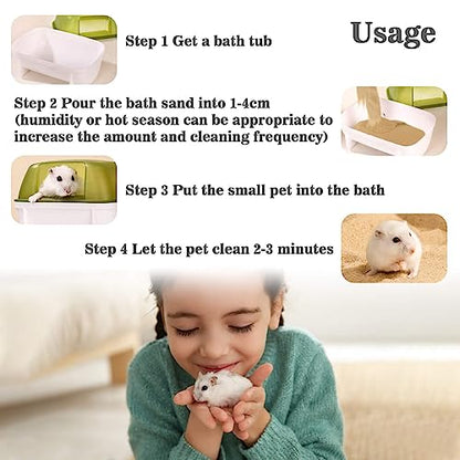 Sukh Hamster Desert Sand - Coarse Bedding Sand, Hamster Hides & Cleaning | Dust Free Sand Bath for Hamster, Guinea Pig, Chinchilla, Gerbil, Syrian Mice, Small Pet Cage Bedding Accessories,14oz - color: Brown