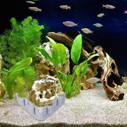 Aquarium Gravel Divider – Sand Isolation Fence, Substrate Separation Board | Fish Tank Bottom Barrier, Plant Substrate Separator, Divider for Layered - color: C