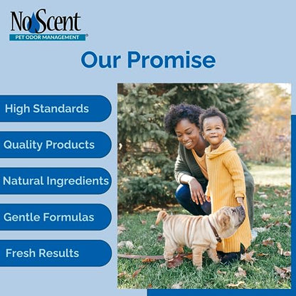 No Scent Pet Fur Odor Spray & Rinseless Cleaner for Dog, Cat, Hamster, Small Animal & Furry Pets (8 Fl Oz / 237 mL) - size: 8 Fl Oz (Pack of 1)