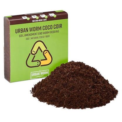 Urban Worm Coco Coir Soil Amendment and Bedding