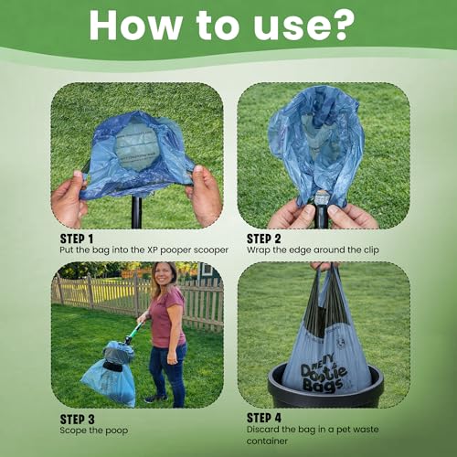 GoGo Stik XP Consumer Reports #1 Rated Ergonomic Scooper 2024, 2026. Quick, Clean, & Convenient Pro Pooper Scooper for All Dog Pet Waste Cleanup. Use Store Bags or Heavy Dootie Bags. - size: 1 Count (Pack of 1)