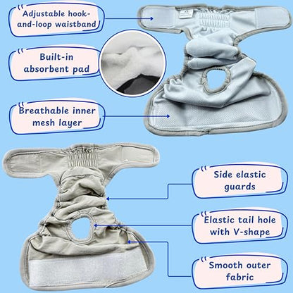 Bearded Dragon Diapers Bedding Mat Accessories, Adjustable Diaper, 2pcs Cleaning Mat for Picnic Travel, Bearded Dragon Diapers Accessories Reusable Pad, Reptile Carrier Essentials (2 Reusable Pad) - color: 2 Reusable Pad