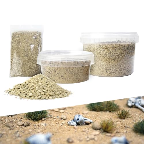 WWScenics Army Coarse Sand | 500ml Tub | Wargame Scenery & Basing Material - size: 500 ml (917 g)