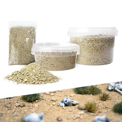 WWScenics Army Coarse Sand | 500ml Tub | Wargame Scenery & Basing Material - size: 500 ml (917 g)