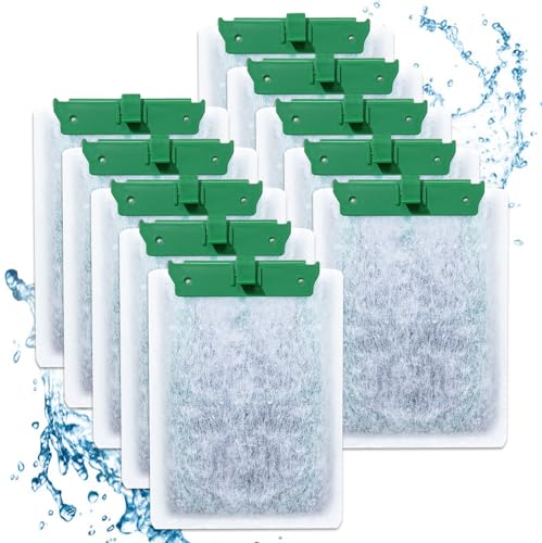 10Pc Medium Filter Cartridges Compatible with Tetra Whisper Bio-Bag | Aquarium Filter Replacement Cartridges Compatible with Tetra Whisper Filters 10i IQ10 PF10, Medium Fish Tank Filter Cartridge - size: Medium,10 Pack