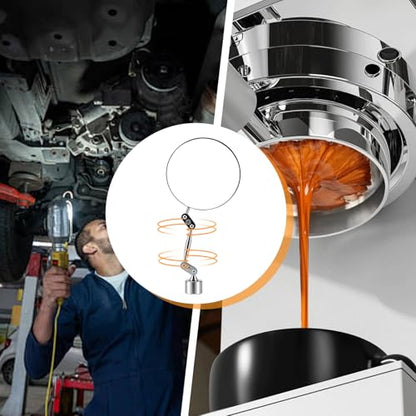 HARDK Inspection Mirror with Portable Magnetic Base, Adjustable Head, for Arc MIG Spot Welding Equipment Inspection Tools,Free Your Hands and Provide Convenient Visual Services - size: BIG BASE WIITH 3.3 INCH