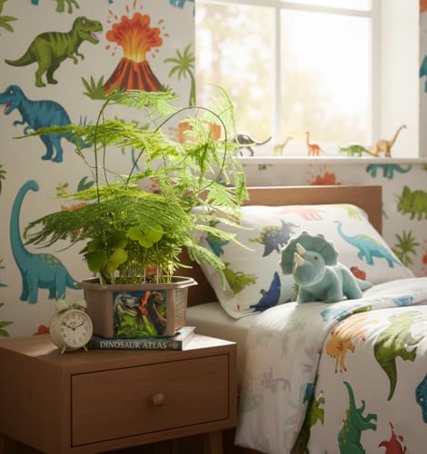 Toys by Nature Biosphere Terrarium Starter Kit, Complete Supplies Included to Grow Your Own Prehistoric Jurassic Park (Dinosaur Domain) - style: Dinosaur Domain