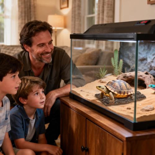 Veemoon Reptile Bark Decor 2 Pcs Natural Tree Bark Hide for Terrarium Climbing Platform for Lizard Gecko Bearded Dragon Snake 7.67 X 5.82 X 0.39 in