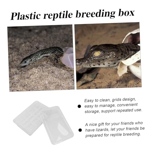 20grids Egg Incubator for Reptiles Hatching Box Incubator Reptile Breeding Box Visible Design
