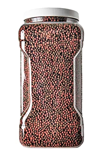 3mm California Blackworm & Beef Heart Floating Pellets, for Discus, Cichlids All Tropicals, Koi and Pond Fish…7oz Small Jar