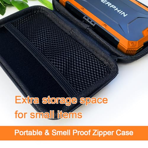 Pocket Scale, Dual Powered, Precision Gram Scale with Zipper Case | Digital Small Coin Scale, Large Backlight Display, 200g x 0.01g, 6 Weighing Units,Cal Weight, USB Cable Included - color: Orange