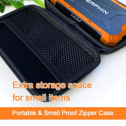 Pocket Scale, Dual Powered, Precision Gram Scale with Zipper Case | Digital Small Coin Scale, Large Backlight Display, 200g x 0.01g, 6 Weighing Units,Cal Weight, USB Cable Included - color: Orange