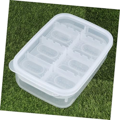 SUPVOX Reptile Pet Hatching Box Incubator Observation Cover Plastic Safe Easy to Use for Gecko Turtle Snake Breeding Home Store - color: White