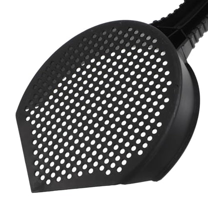 Alasum 2pcs Cat Litter Box Scooper and Reptile Sand Scoop with Fine Sifting Holes, Sturdy Plastic Material, Small and Large Size for Pet Waste Cleaning and Habitat Maintenance