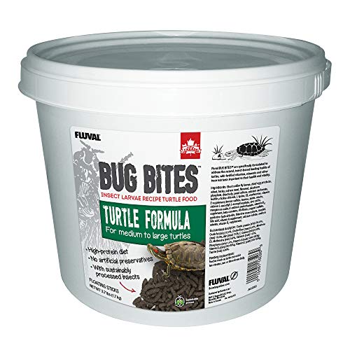 Fluval Bug Bites Turtle Food, 3.74 lb, Brown | Sticks for Medium to Large Sized Turtles, A6596 - size: 3.74 lb