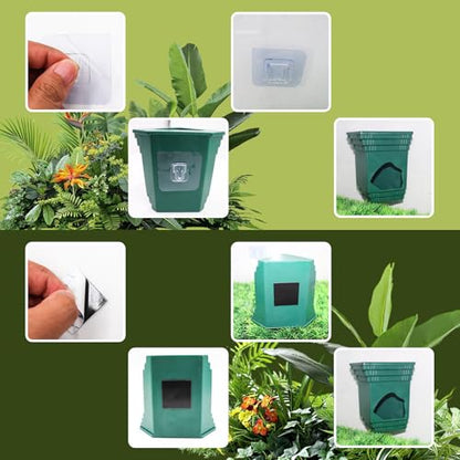 Frog Tank Accessories, 2-in-1 Plastic Reptile Hide with Bowl on the Top, Habitat Hideout for Tree Frogs, Dwarf Frogs, Toads, and Other Small Reptiles