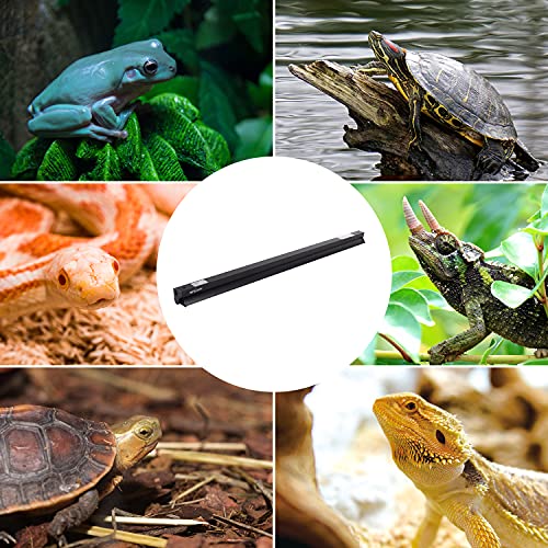 REPTI ZOO T5 HO UVB Lighting Combo Kit, Terrarium Hood Comes with Desert 10.0 UVB T5 Lamp (39W)