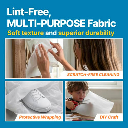 T TORTO9 Non-Woven Bird Cage Liners 31 x 21.5 Inch (120 Sheets) – Absorbent, Lint-Free Disposable Cage Tray Liners for Large Bird Cages - size: 31 x 21.5 in non-woven