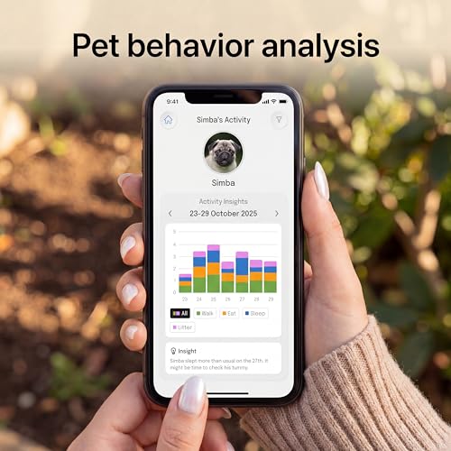 AI Pet Camera Indoor, Multi-Pet Recognition for Up to 6 Pets, 2K 3MP Dog & Cat Camera with 360° Auto Tracking, AI Daily Summaries, Night Vision, 2-Way Audio, 2.4/5GHz WiFi - color: Gray