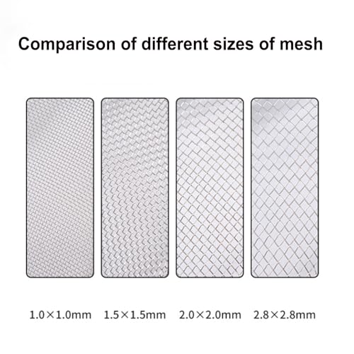 Reptile Sand Substrate Scoop Fine Mesh Reptile Feeding Tong (Black-2mm) | Stainless Steel 2mm Fine Mesh Reptile Scooper Terrarium Substrate Sand Bedding Litter Cleaner 2 Pcs Reptile Feeding Tongs - color: Black-2mm