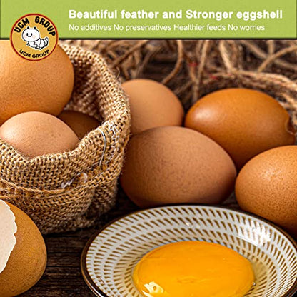 20LB Dried Black Soldier Fly Larvae for Chicken, Poultry, Wild Birds,100% Natural Non-GMO, No Additives, Treat, More Calcium Chicken Treats Than Mealworms，4 Packs - size: 5 Pound (Pack of 4)