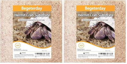Natural Premium Sphagnum Moss Fiber Substrate for Hermit Crab, Ideal Accessories for Hermit Crab Tanks, Great for Mixing with Hermit Crab Sand (Pack of 2) - size: 2QT (Pack of 2)