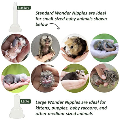 Wonder O-ring Syringe - 1 ml Slip-Tip Syringe - Silicone Sterile Silicone O-ring Syringes for Handfeeding Animals, Administering Supplements, Measuring Liquids and More (6 pack) - size: 6 pack