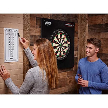 Viper Dry Erase Scoreboard, Cricket and 01 Dart Games, White - style: Small (15.375" H x 7.875" W)