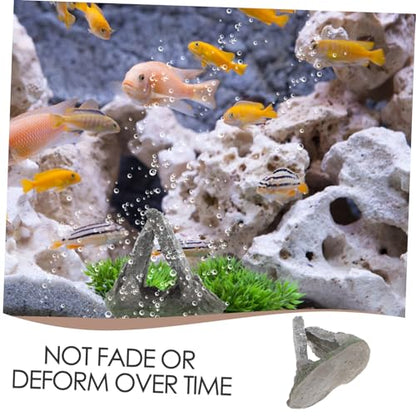 BESPORTBLE Aquarium Decoration Resin Reptile Hide Cave Unique Natural for Turtle Snake Habitat Terrarium Fish Tank Accessory Easy to Clean Maintain Aesthetic Appeal