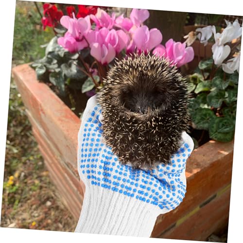 Mipcase Bite Animal Handling Gloves Thickened Breathable Protection for Gardening and Pet Lovers Scratch and Cut Resistant Random Color Pair for Dogs Cats Birds Reptiles Random Color