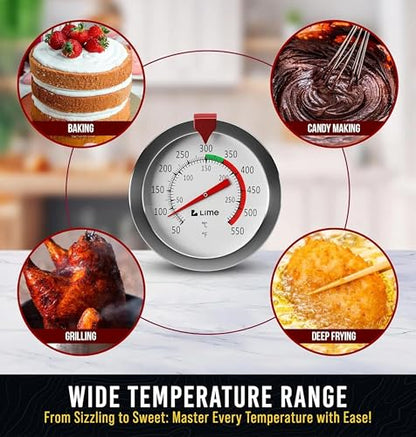Craft911 Candy Thermometer with Pot Clip - Deep Fry Oil Thermometer for Frying and Candle Making (Black) - color: Black