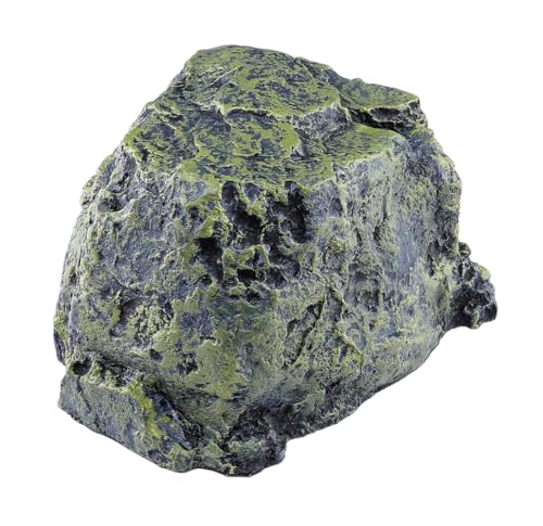 Reptile Cave Climb Hideout Hideaway – Stone Cave Shelter Hiding, Decorative Resin for Aquariums & Terrariums. Ideal for Amphibians,Lizards,Snakes,Bearded Dragons,Geckos,Scorpions,Frogs... Large Size - style: StyleC-Green(Medium Size)