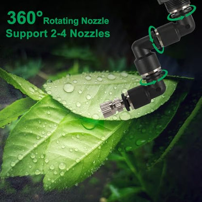 Reptile Mister With Inner Clock, Easy to Setup Misting Timer for Reptile Tanks, DIY Misting System for Amphibians, and Rainforest Plants