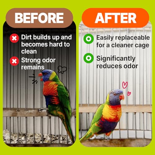 TORTO9 Cage Liner Sheets for Birds – 120 Pack, 11 x 17 in, 1.5 lb | Acid-Free & Non-Toxic Paper | Safe Pet Bedding, Craft Supply, Packing & Shipping Use - size: 11 x 17 in