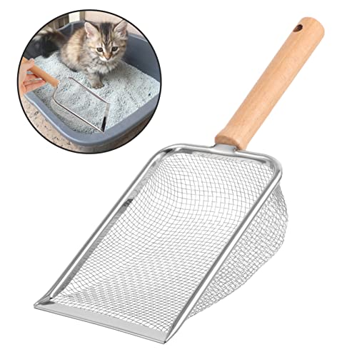 BESPORTBLE Reptile Litter Scoop Comfortable Handle for Easy Cleaning for Turtles Lizards and More Mesh for Efficient Waste Removal
