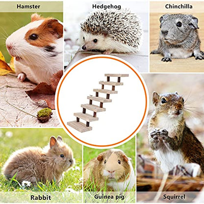 Balacoo Wood Hamster Ladder 3.93 x 1.96 x 0.51In | Climbing stairs, Hamsters chinchillas and sugar gliders, Wood construction
