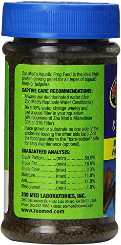 Zoo Med Aquatic Frog & Tadpole Food 2 oz - Pack of 3