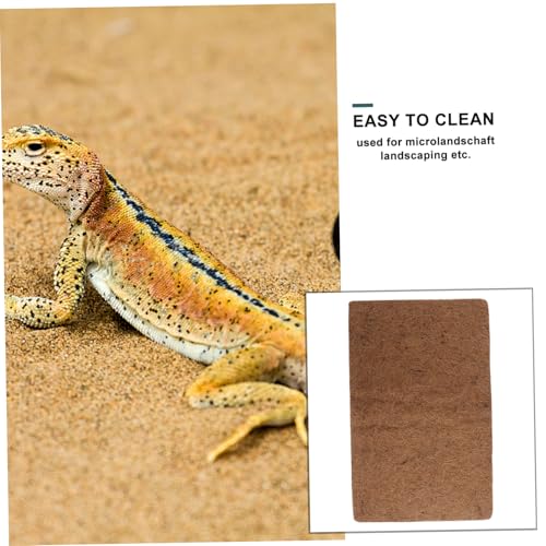 YARNOW 3pcs Reptile Supplies Mat Breathable Bedding Liner Cypress Mulch Reptile Bed Mat for Lizard Tank Accessories