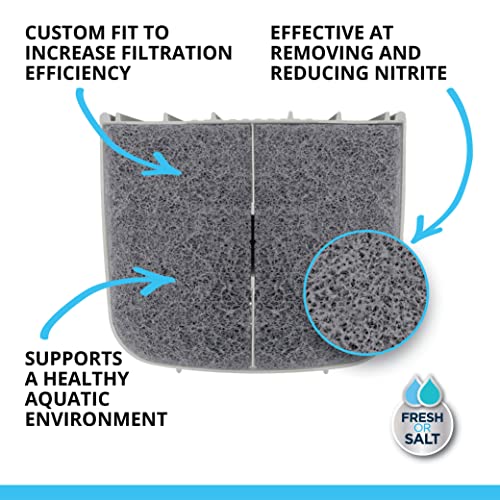 Fluval 307/407 Nitrite Remover Pad, 6-Pack | Replacement Aquarium Canister Filter Media - style: Nitrite Remover