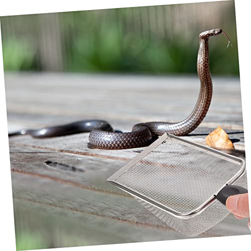 KESYOO Reptile Shovel Substrate Scoop for Tortoise Lizard Snake Scorpion Stainless Steel Sieve Easy Cleaning
