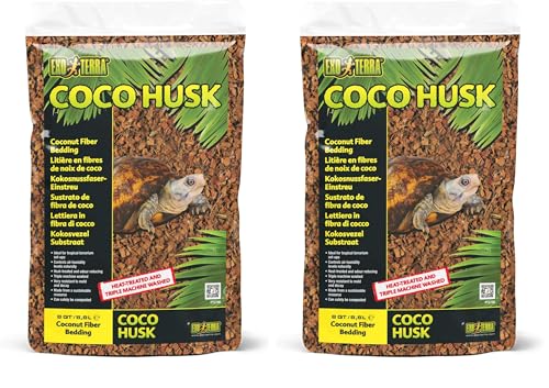 Exo Terra Coco Husk, 7.2-Quart (Packaging May Vary) (Pack of 2) - size: 7.2 QT (Pack of 2)