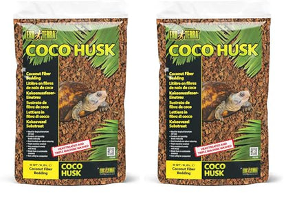 Exo Terra Coco Husk, 7.2-Quart (Packaging May Vary) (Pack of 2) - size: 7.2 QT (Pack of 2)