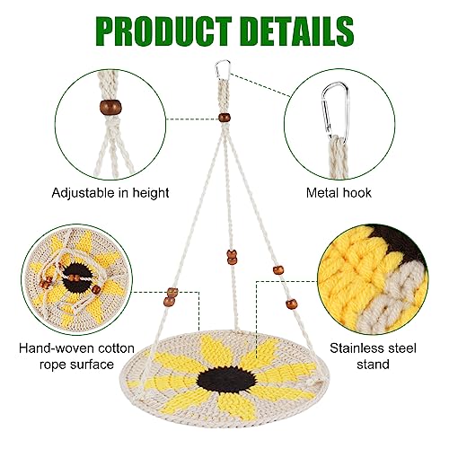 Jspupifip Reptile Hammock Bearded Dragon Accessories Reptile Summer Bed | Small Pet Habitat Shelter Cage Accessories for Chameleon Birds Rats Hamster Iguana - color: Beige&Yellow