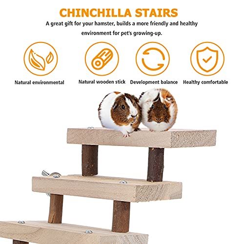 Balacoo Wood Hamster Ladder 3.93 x 1.96 x 0.51In | Climbing stairs, Hamsters chinchillas and sugar gliders, Wood construction