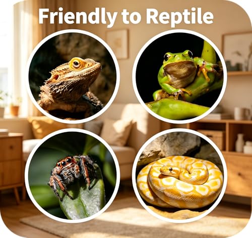 2-Tier Stackable Reptile Enclosure, Aluminum Frame Reptile Cage with Sliding Drawer Doors, Escape Proof Lock & Ventilation, Breeding Tank for Gecko Lizard Snake Juvenile Habitat, 13x15.5x18 Inches