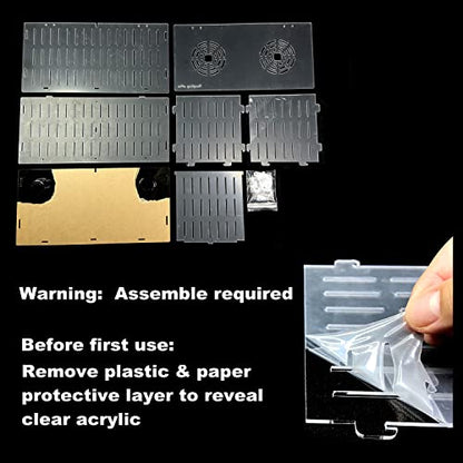 Magnetic Acclimation Breeder Box 4.5" / 8" /12" for Fish Anemone Coral Strong N52 Magnets for 1/2" Glass (8"x4"x6") - size: 8"x4"x6"
